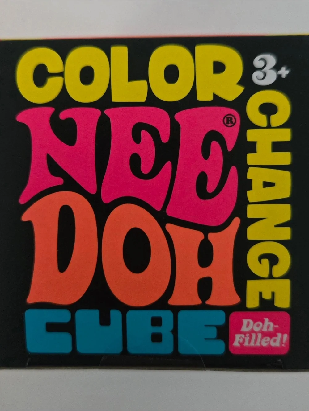 NeeDoh Color Change Cube – Doh-Filled Fidget Toy